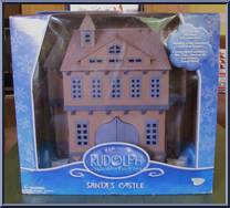 Santa's Castle (Window Box) (Foreman, Mrs Claus, Casual Santa) from Rudolph - PVC Boxed Sets manufactured by Memory Lane [Front]