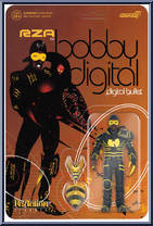 Bobby Digital (Digital Bullet) from RZA - ReAction Figures manufactured by Super7 [Front]