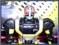 Ecto Masked Rider Super Gold from Saban's Masked Rider - Ecto Accelerators manufactured by Bandai [Loose]