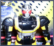 Ecto Masked Rider Super Gold from Saban's Masked Rider - Ecto Accelerators manufactured by Bandai [Loose]