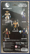 Sub-Zero (Chase) from Savage World - Mortal Kombat manufactured by Funko [Back]
