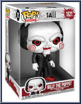 Billy the Puppet (Jumbo) from Saw - Pop! Vinyl Figures manufactured by Funko [Front]