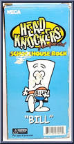 Bill from Schoolhouse Rock! - Head Knockers manufactured by Neca [Back]