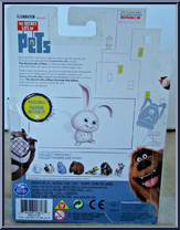 Snowball from Secret Life Of Pets - Basic Series manufactured by Spinmaster [Back]