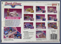 Bedroom in a Bed from Secret Places - Basic Series manufactured by Galoob [Back]
