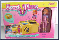 Laundry Room in a Washer / Dryer Action Figure