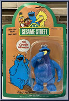 Cookie Monster from Sesame Street - Poseable manufactured by Tara Toy [Front]