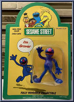 Grover from Sesame Street - Poseable manufactured by Tara Toy [Front]