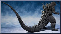 Godzilla from S.H. MonsterArts - Godzilla vs. Mechagodzilla manufactured by Bandai [Loose]