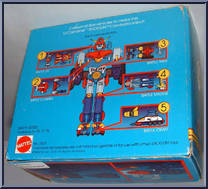 Battle Clasher from Shogun Warriors - U-Combine manufactured by Mattel [Back]