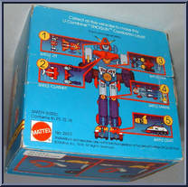 Battle Tank from Shogun Warriors - U-Combine manufactured by Mattel [Back]