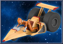 Space Racer from SilverHawks - Ultimate manufactured by Super7 [Loose]