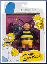 Bumblebee Man (Video Camera) from Simpsons - Basic Series manufactured by Jakks Pacific [Front]