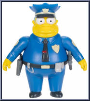 Chief Wiggum from Simpsons - Mini manufactured by Jakks Pacific [Loose]