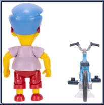 Milhouse (Bicycle) from Simpsons - Basic Series manufactured by Jakks Pacific [Loose]