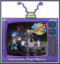 Itchy and Scratchy (My Bloody Valentine) from Simpsons - Vinyl manufactured by Kidrobot [Front]
