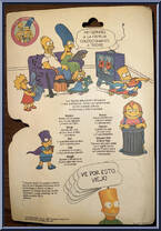 Super Bart from Simpsons - Basic Series manufactured by Mattel [Back]