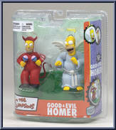 Good & Evil Homer from Simpsons - Series 2 manufactured by McFarlane [Front]