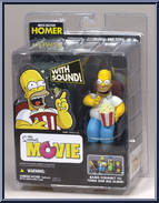 Movie Mayhem Homer from Simpsons - Movie - Basic Series manufactured by McFarlane [Front]