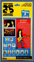 Joe Perry (Aerosmith) from Simpsons - Series 4 manufactured by Neca [Back]