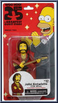 John Entwistle (The Who) from Simpsons - Series 2 manufactured by Neca [Front]