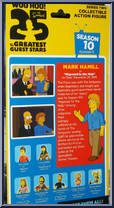 Mark Hamill from Simpsons - Series 2 manufactured by Neca [Back]