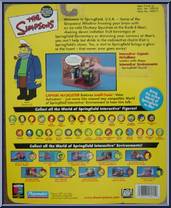 Captain McAllister from Simpsons - Series  5 manufactured by Playmates [Back]