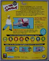 Homer Simpson from Simpsons - Series  1 manufactured by Playmates [Back]