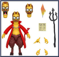 Devil Flanders from Simpsons - Ultimates manufactured by Super7 [Loose]