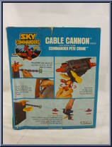 Cable Cannon (with Commander Pete Crane) from Sky Commanders - Vehicles manufactured by Kenner [Back]
