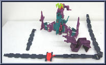 Locust Raider (with Raider Rath) from Sky Commanders - Vehicles manufactured by Kenner [Loose]