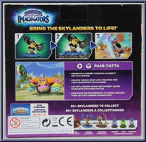 Pain-Yatta (Clear) from Skylanders - Imaginators - Basic Series manufactured by Activision [Back]