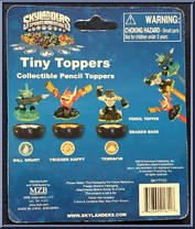 Gill Grunt / Trigger Happy from Skylanders - Spyro's Adventure - Tiny Toppers manufactured by Activision [Back]