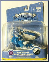 Power Blue Splatter Splasher from Skylanders - SuperChargers - Vehicles manufactured by Activision [Front]