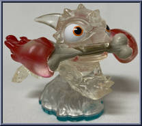 Fire Bone Hot Dog (Clear Red) from Skylanders - Swap Force - Basic Series manufactured by Activision [Loose]