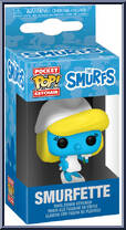 Smurfette (White Dress) from Smurfs - Pop! Keychains manufactured by Funko [Front]