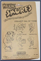 Flying Smurf from Smurfs - Walking manufactured by Galoob [Back]