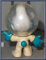 Astro Smurf from Smurfs - Basic Series manufactured by Peyo [Loose]