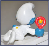 Baby Smurf (Rattle) from Smurfs - Baby Smurfs manufactured by Peyo [Loose]