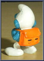 Backpack Smurf from Smurfs - Basic Series manufactured by Peyo [Loose]