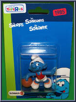 Basketball Smurf (Red #1 Jersey) from Smurfs - Basketball manufactured by Peyo [Front]