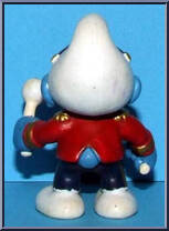 Bass Drum Smurf from Smurfs - Music manufactured by Peyo [Loose]