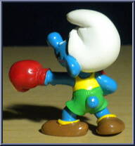 Boxer Smurf from Smurfs - Basic Series manufactured by Peyo [Loose]