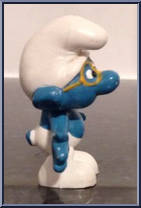 Brainy Smurf from Smurfs - Basic Series manufactured by Peyo [Loose]
