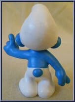Brainy Smurf from Smurfs - Basic Series manufactured by Peyo [Loose]