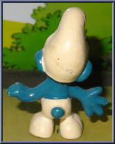 Brainy Smurf from Smurfs - Basic Series manufactured by Peyo [Loose]