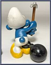 Chain Smurf from Smurfs - Super Smurfs manufactured by Peyo [Loose]