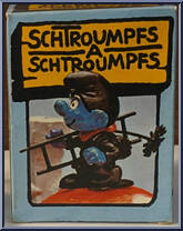 Chimney Sweep Smurf from Smurfs - Super Smurfs manufactured by Peyo [Front]