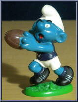 Receiver Smurf Action Figure