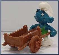 Gardener Smurf from Smurfs - Super Smurfs manufactured by Peyo [Loose]